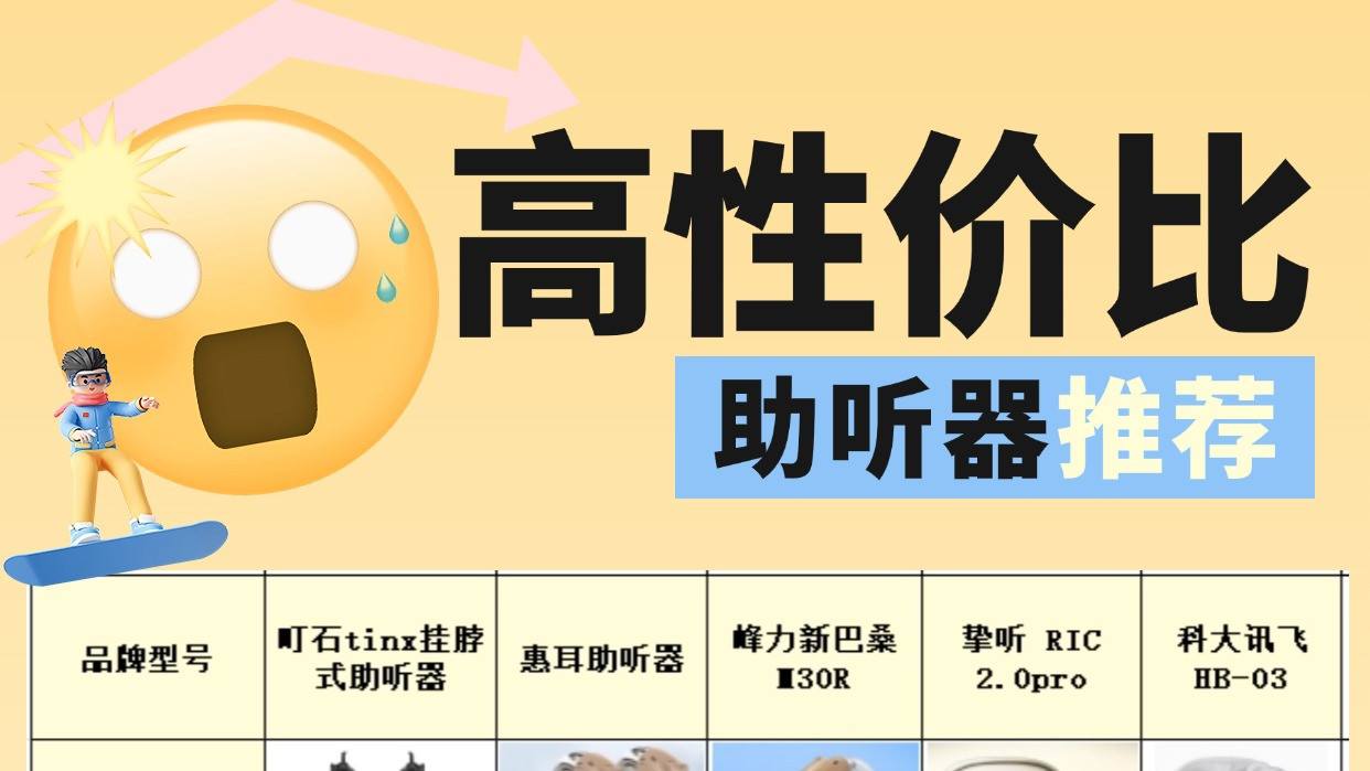 助听器性价比排名哪款好？这几款性价比与质量并重！