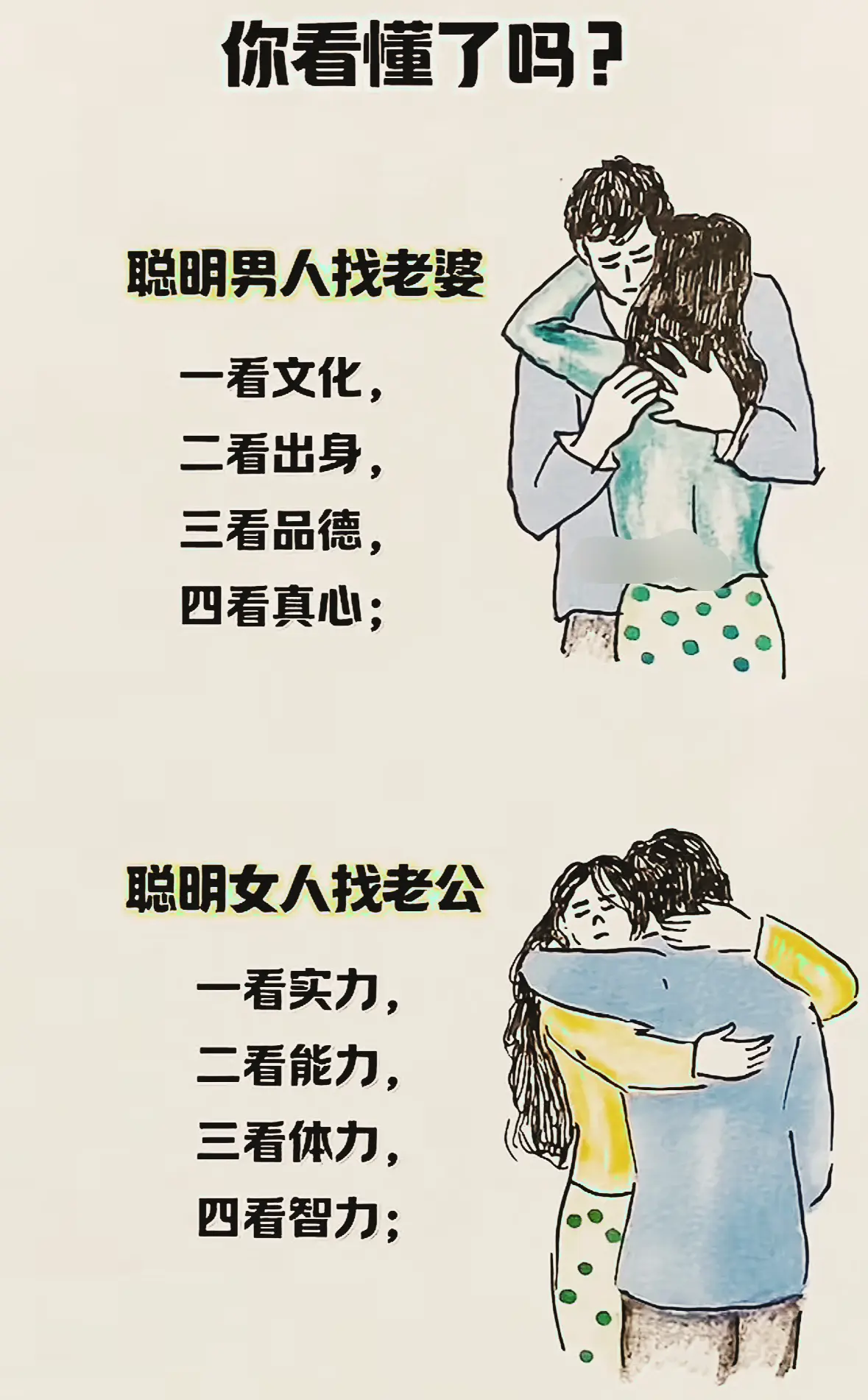 聪明的男女是怎么找对象的？