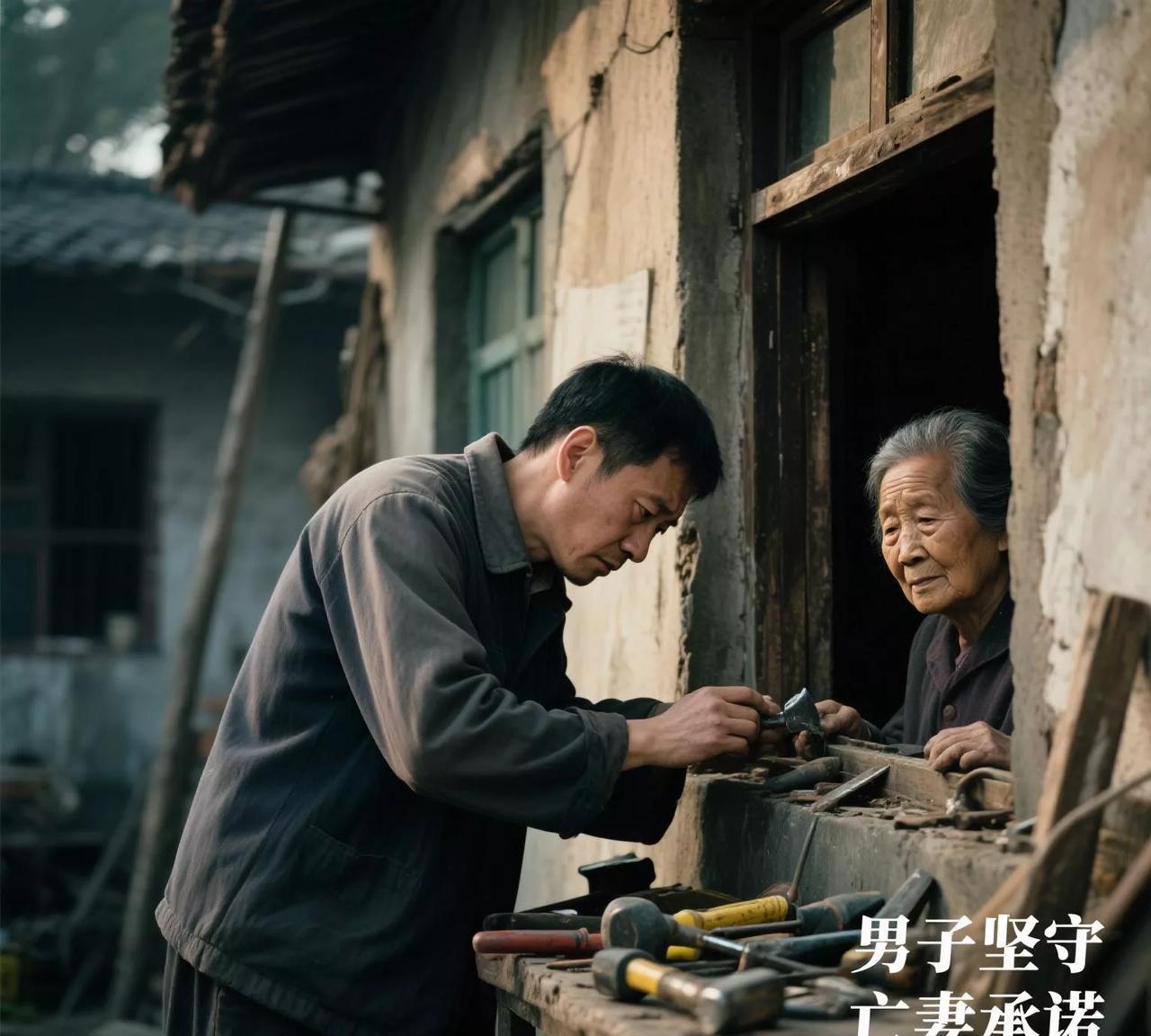 泪目！山东菏泽的张先生，妻子离世七八年，仍坚守照顾岳母的承诺。岳母一个电话，他放