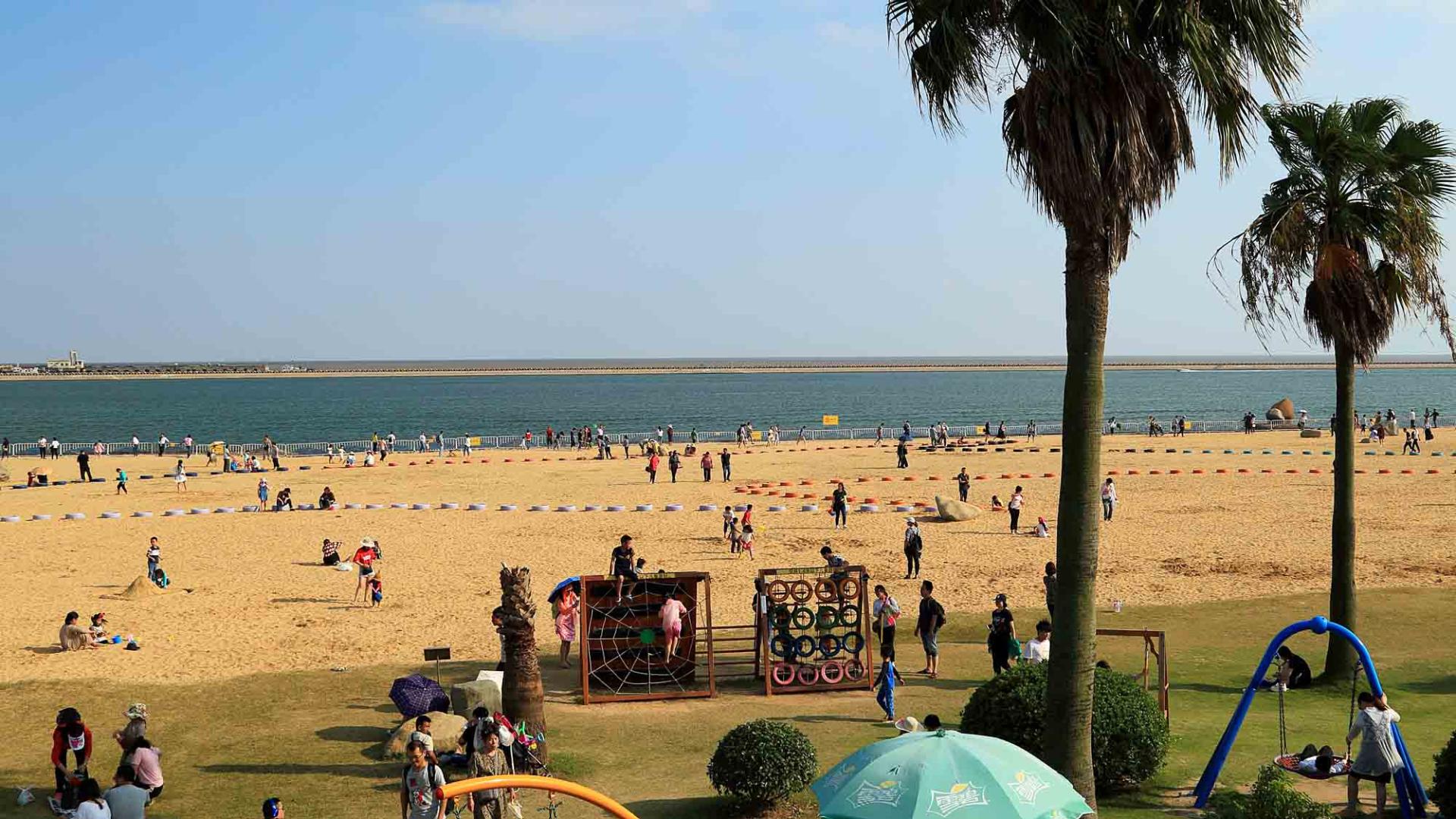 东领推荐|金山区：金山城市沙滩 —— 上海人的海滨度假胜地