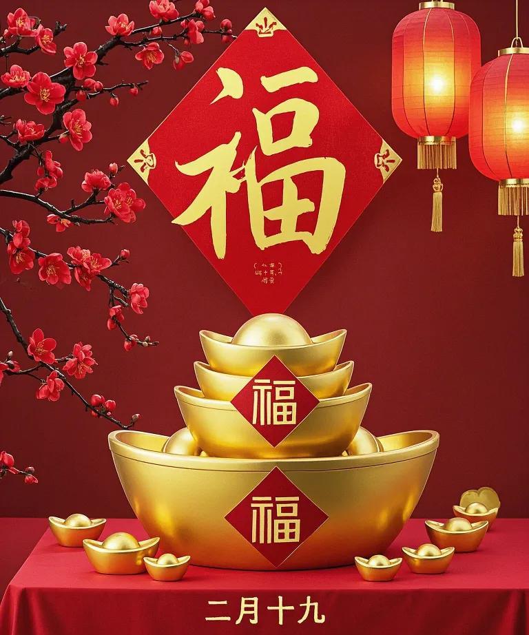 3月18日早安吉祥祝福：二月十九喜洋洋，美好一天又启航，开心快乐迎吉祥！ 愿我们