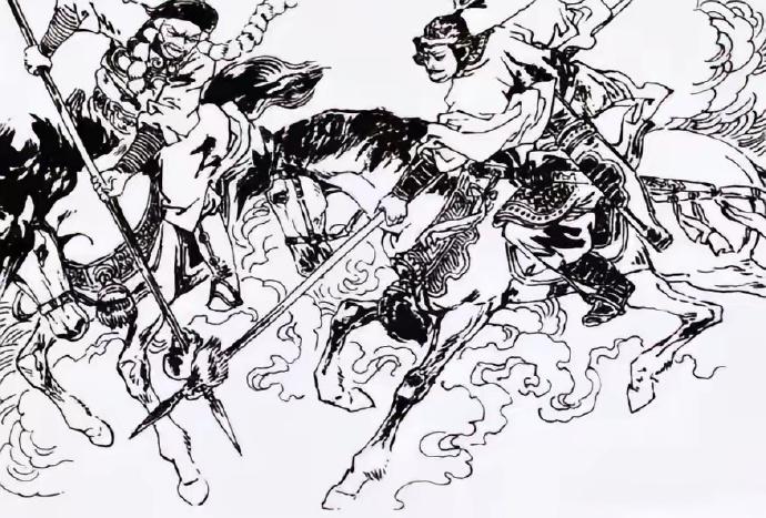  此将武艺不在梁山五虎上将之下，手中一条梨花点钢枪，三十回合杀得金枪手徐宁力不能