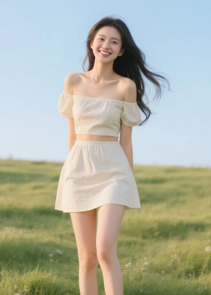 摩登女郎，连影子都充满魅力。