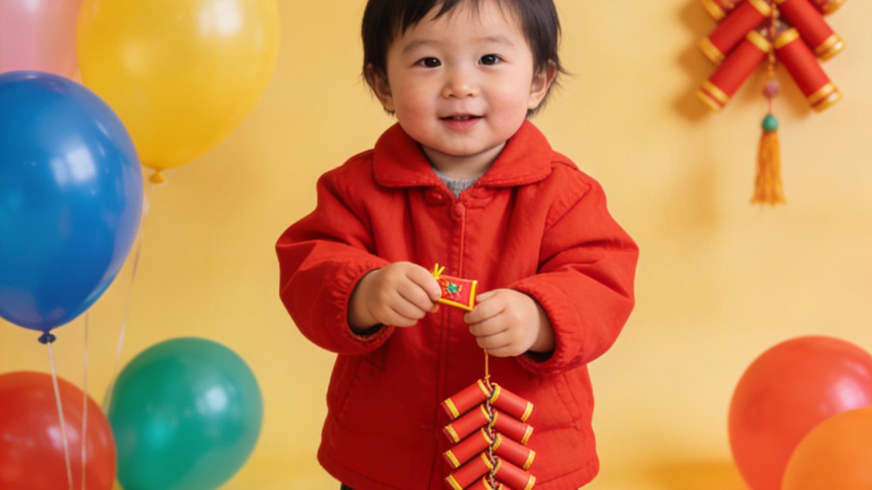 3岁孩子对放鞭炮好奇，怎么解释这个习俗