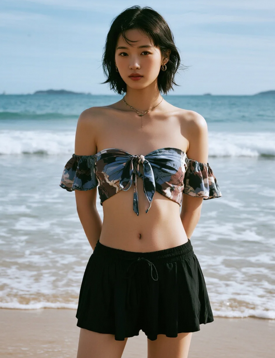 这笑容，比海浪还让人心潮澎湃！