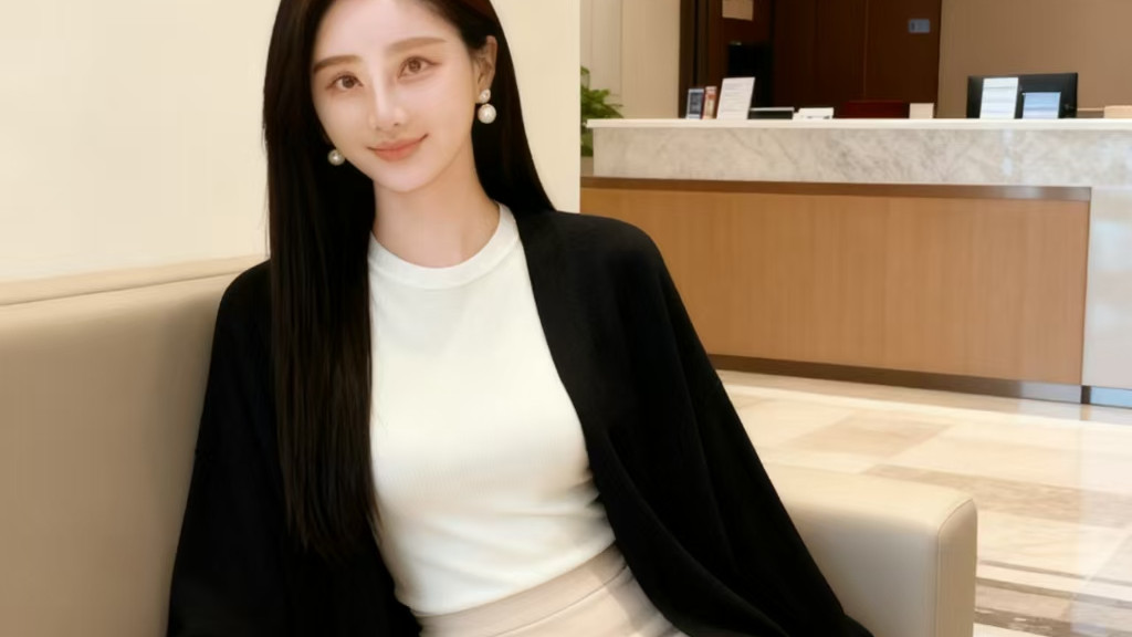 时尚穿着分享：都市办公室的通勤装。