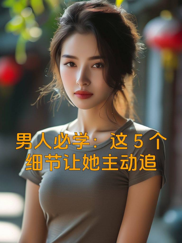 男人必学：这5个细节让她主动追