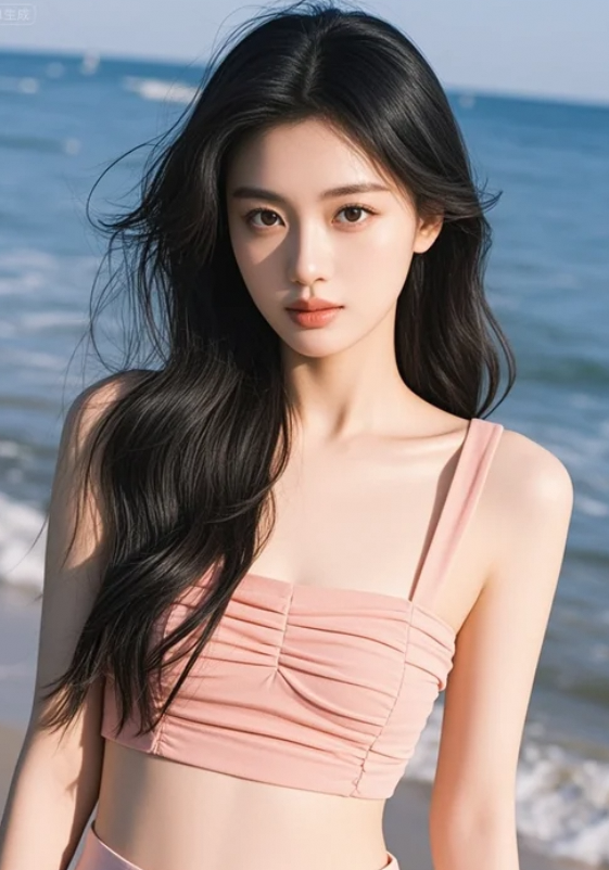 美女的存在感，不是靠张扬，而是靠美本身发声！
