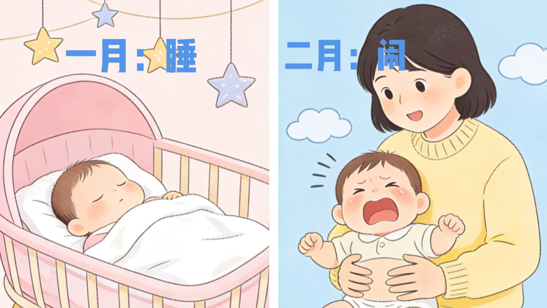 0-12月宝宝发育口诀，新手爸妈照着养不慌！