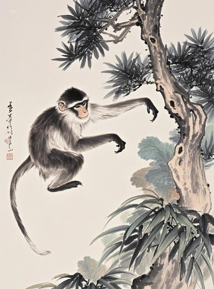 属相猴
有一股灵气始终
在悄然眷顾你，当你一帆风顺时它静静相随
在你身边
一旦挑