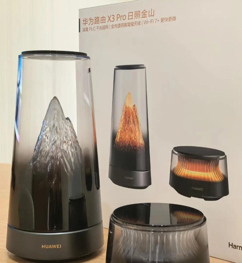 这就是余承东微博曝光的日照金山华为路由器X3 pro。其实，路由器就该做成这样，