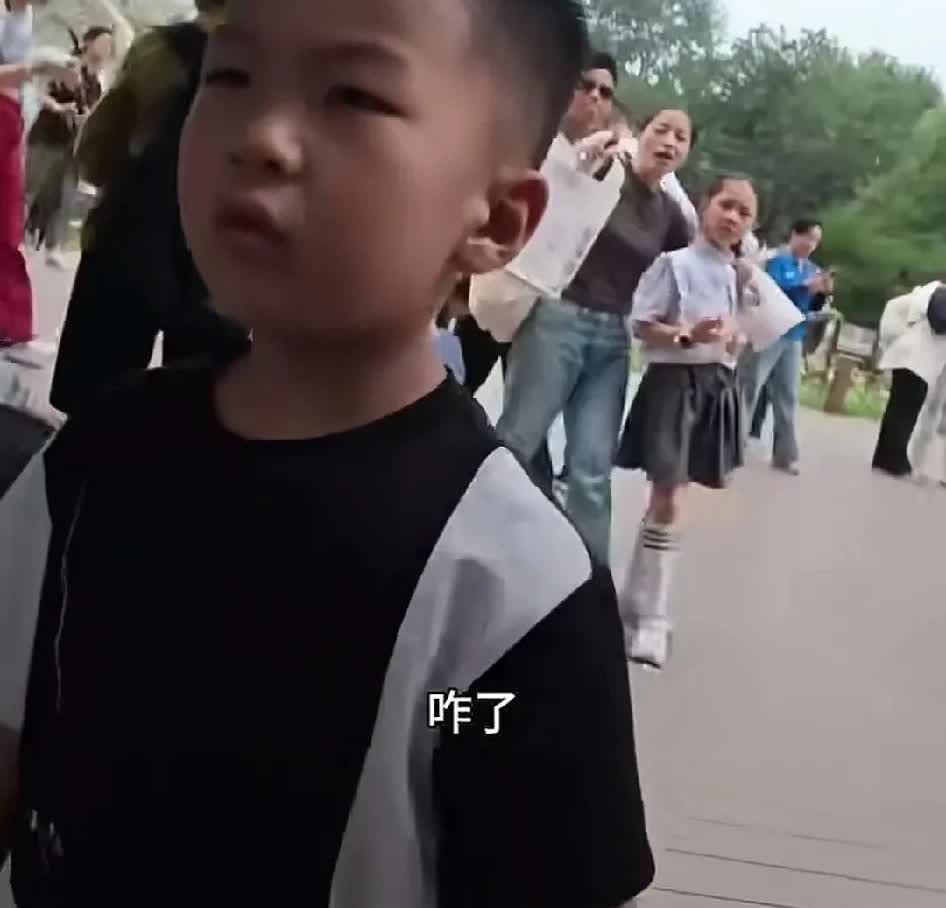 孩子在圆明园听完导游讲解后，
都快要被气哭了，妈妈问他怎么？
小孩的回答太了