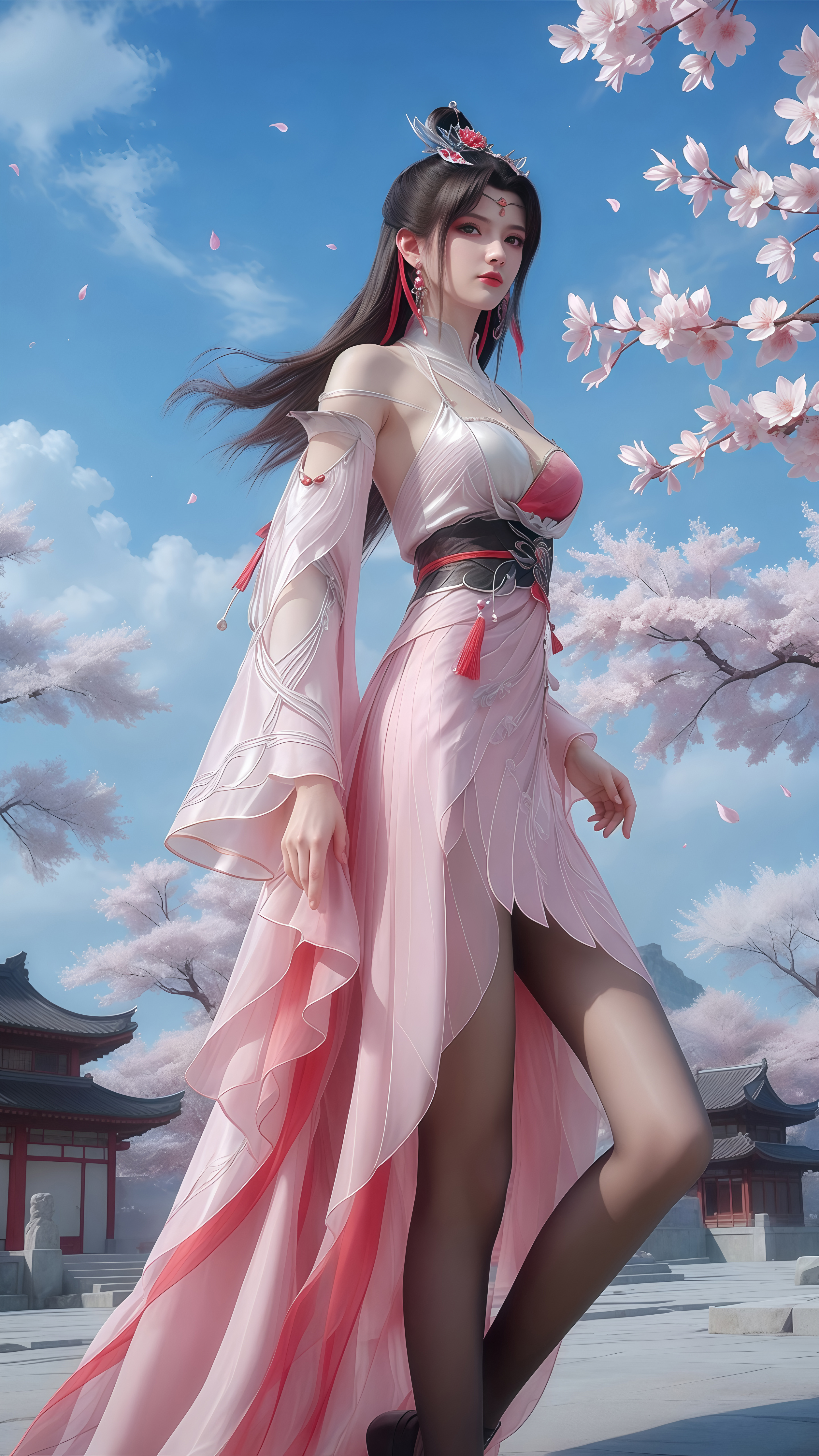 国漫女神壁纸高清精选：柳眉就以独特的姿态走进王林的世界！
