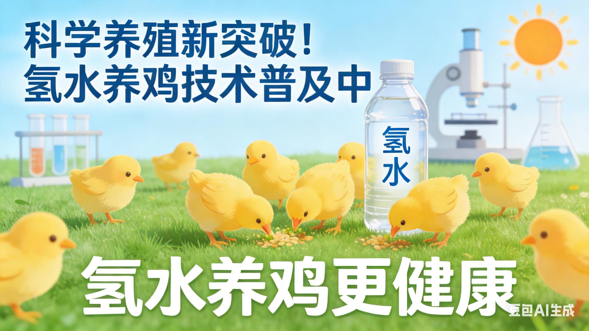 科学养殖新突破！氢水养鸡技术普及中