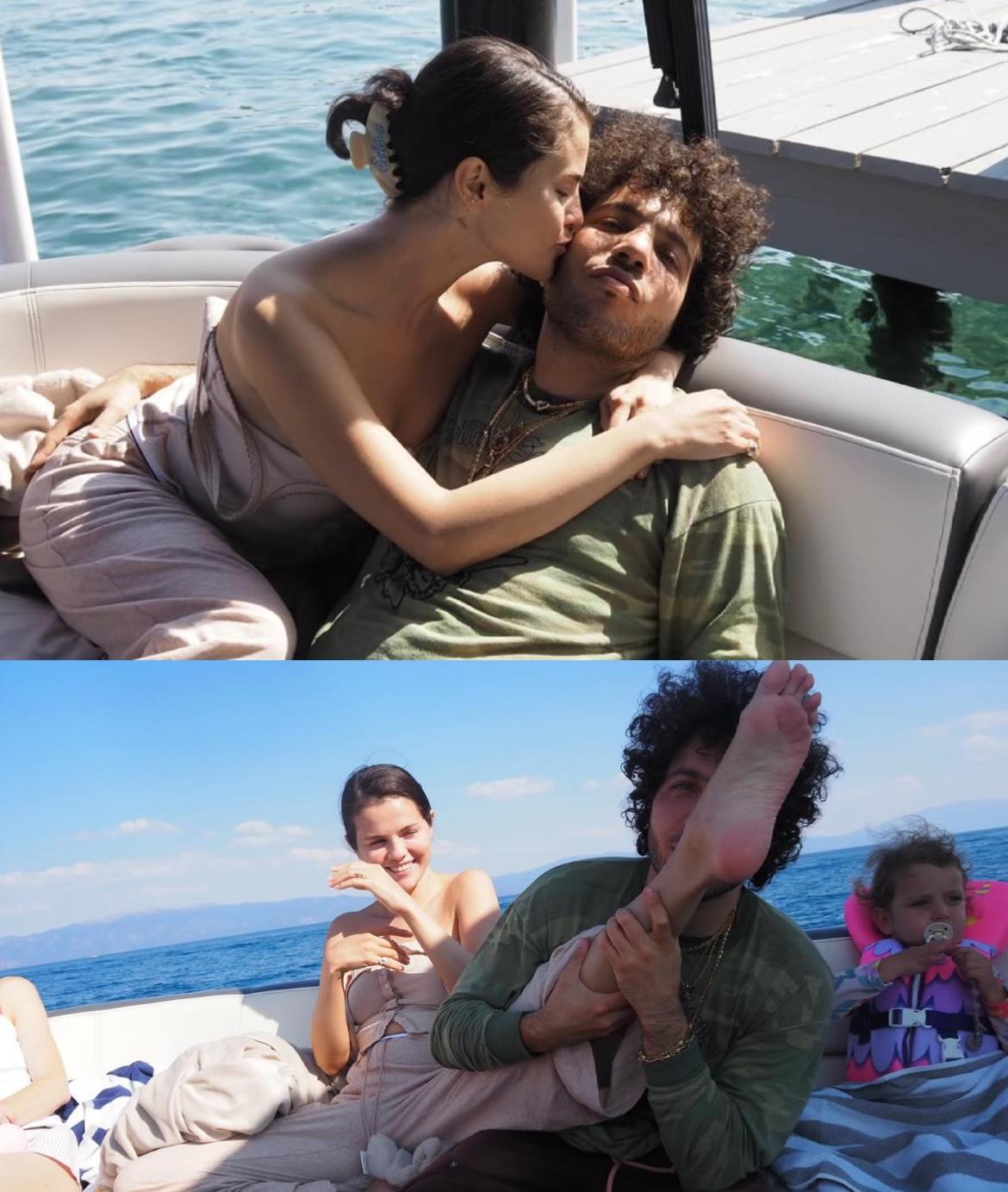 赛琳娜与未婚夫秀恩爱
赛琳娜·戈麦斯晒度假新照，与未婚夫Benny Blanco