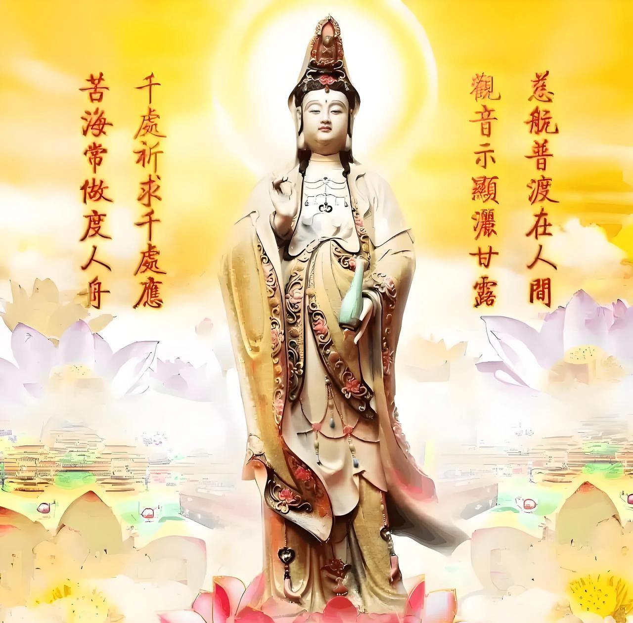 观音菩萨大开金库，愿天下所有众生业障消除！
观世音菩萨福泽世间众生，大开金库之时