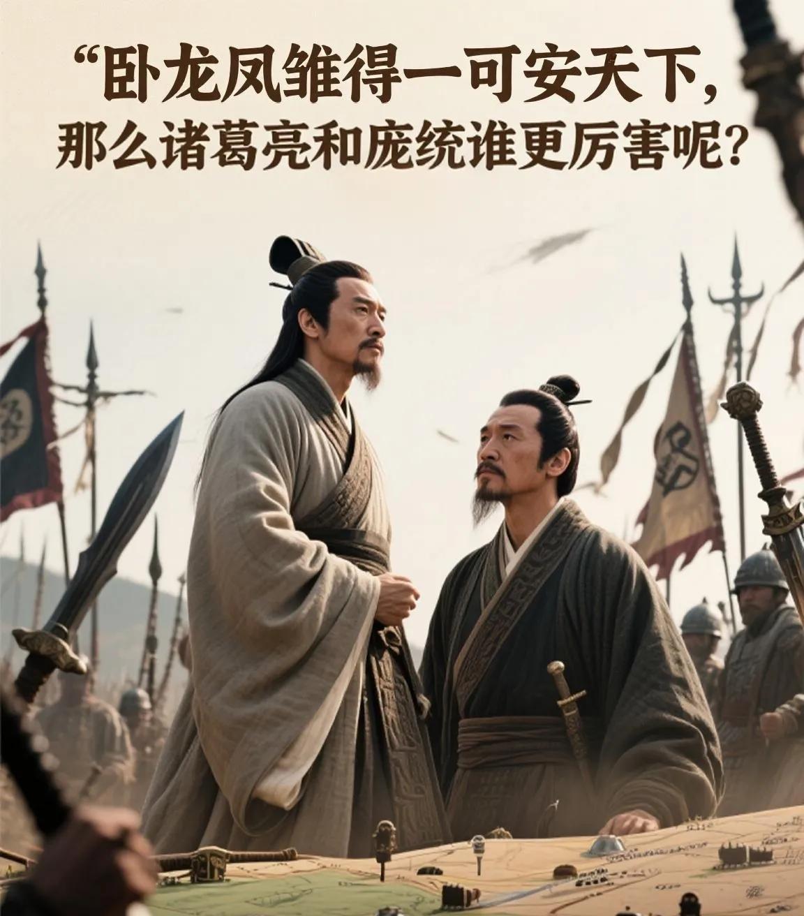 卧龙凤雏得一可安天下，那么诸葛亮和庞统谁更厉害呢？
公元214年的初夏，细雨浸润