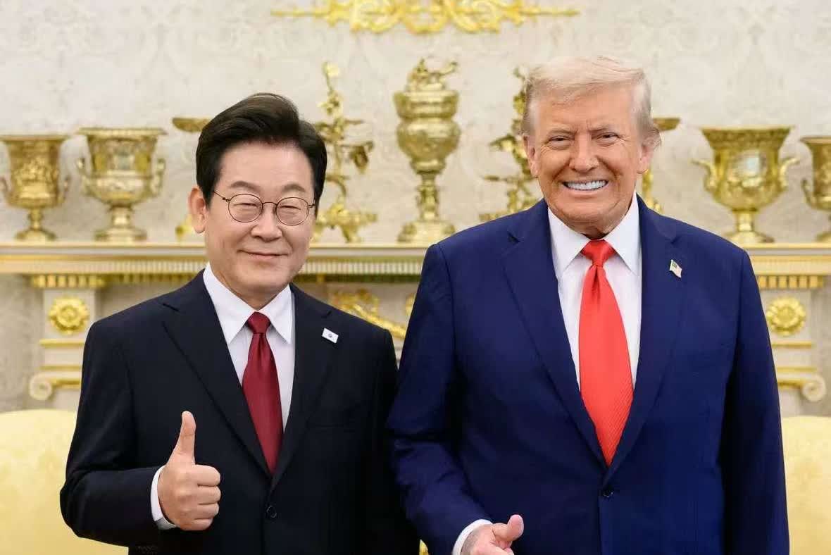 韩国总统李在明终于醒悟了，和前任总统尹锡悦不一样！

其实，现任总统李在明对
