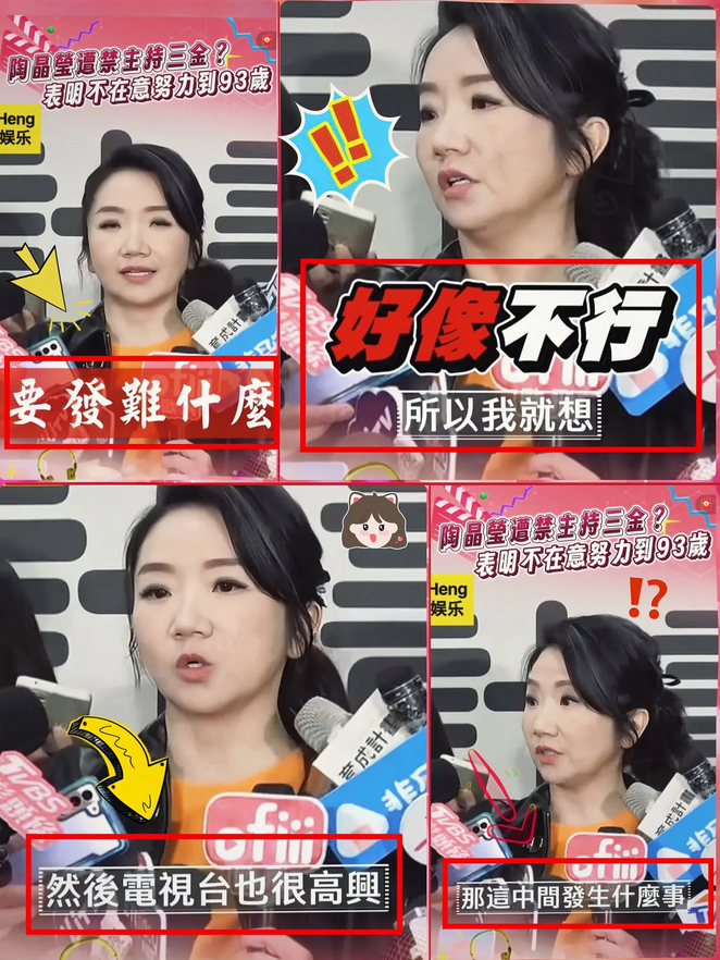 陶晶莹喊冤，被网友讨伐失去工作很愤怒！
她说:“全球哪个国家艺人被逼着非要表态的