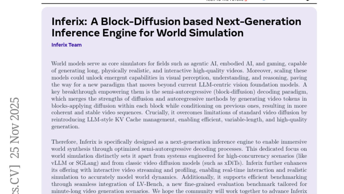 阿里巴巴达摩院发布Inferix，让AI像导演一样制作超长视频