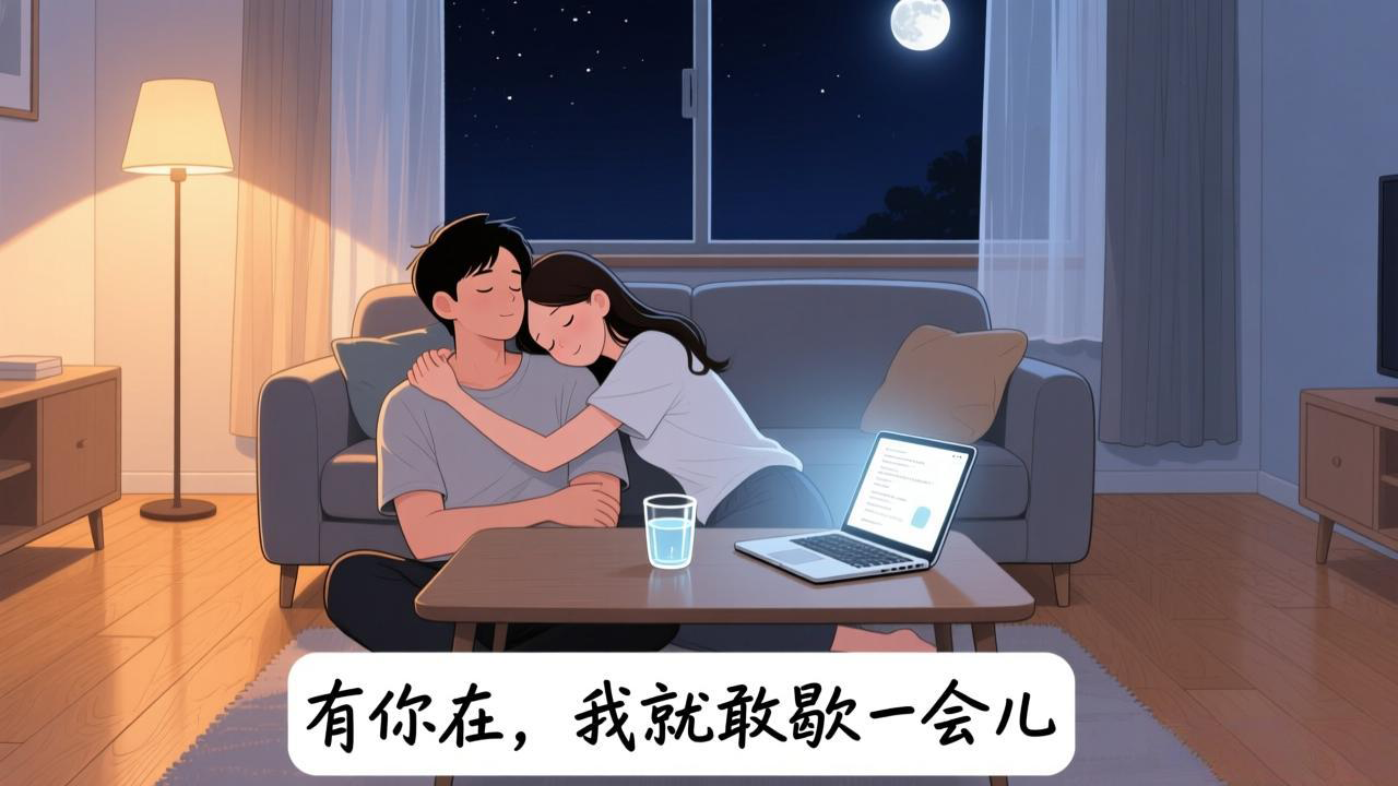 “你最近好像有心事”，是在等你靠一靠