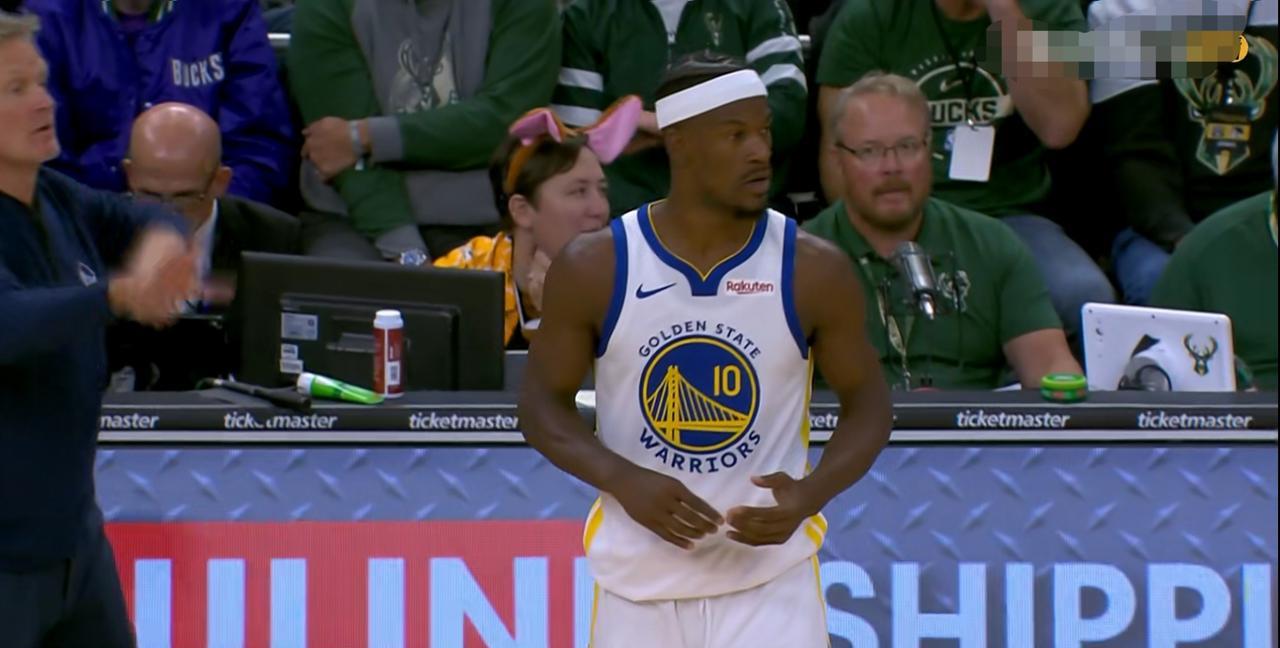 勇士超级巨星巴特勒真是太让人放心了！在今天进行的勇士和雄鹿的焦点战中，目前双方的