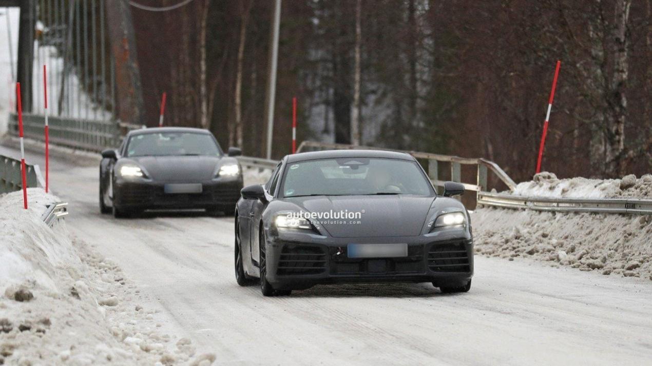 保时捷电动新宠曝光，718 Cayman原型车路测图抢先看