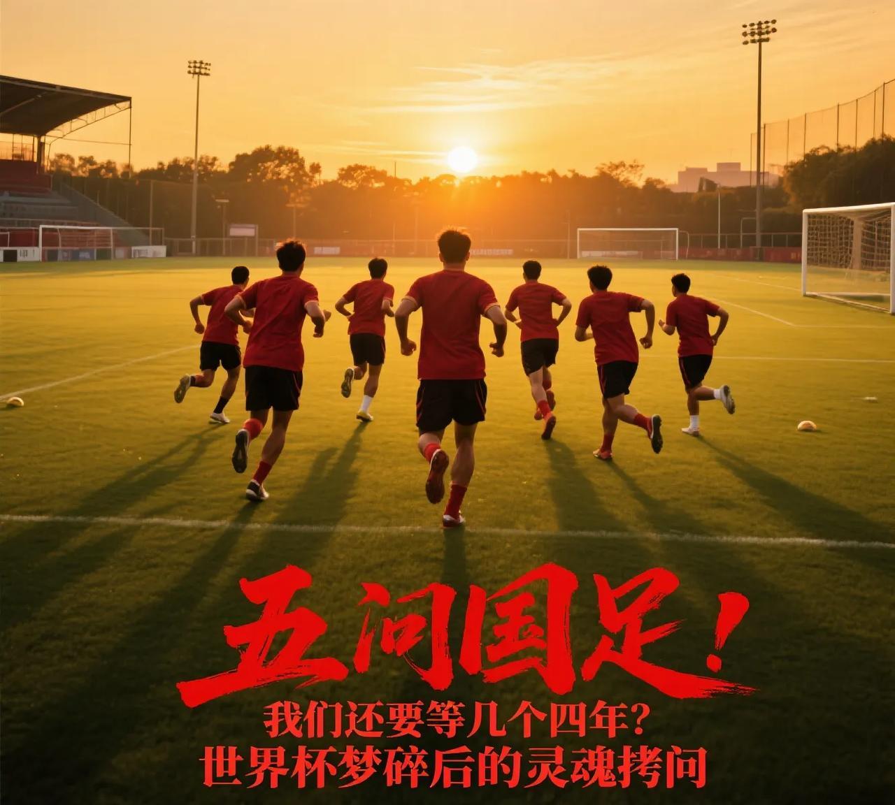 五问国足：我们还要等几个四年？世界杯梦碎后的灵魂拷问
【四年又四年，国足陷入死循