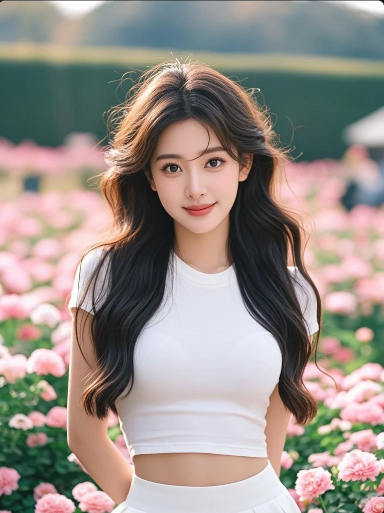 花雨中的侧颜杀💜这组图让我相信童话不是骗人的