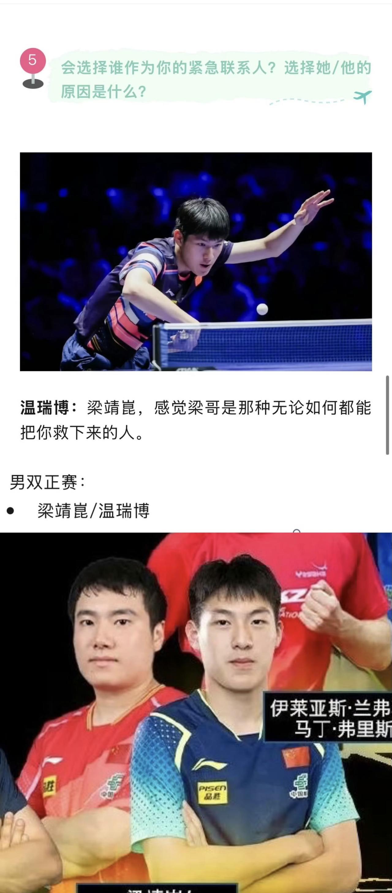 梁靖崑：小温，别怕！救你的可靠主力来了！
梁靖崑腰上拴着18岁的温瑞博，即将赶赴