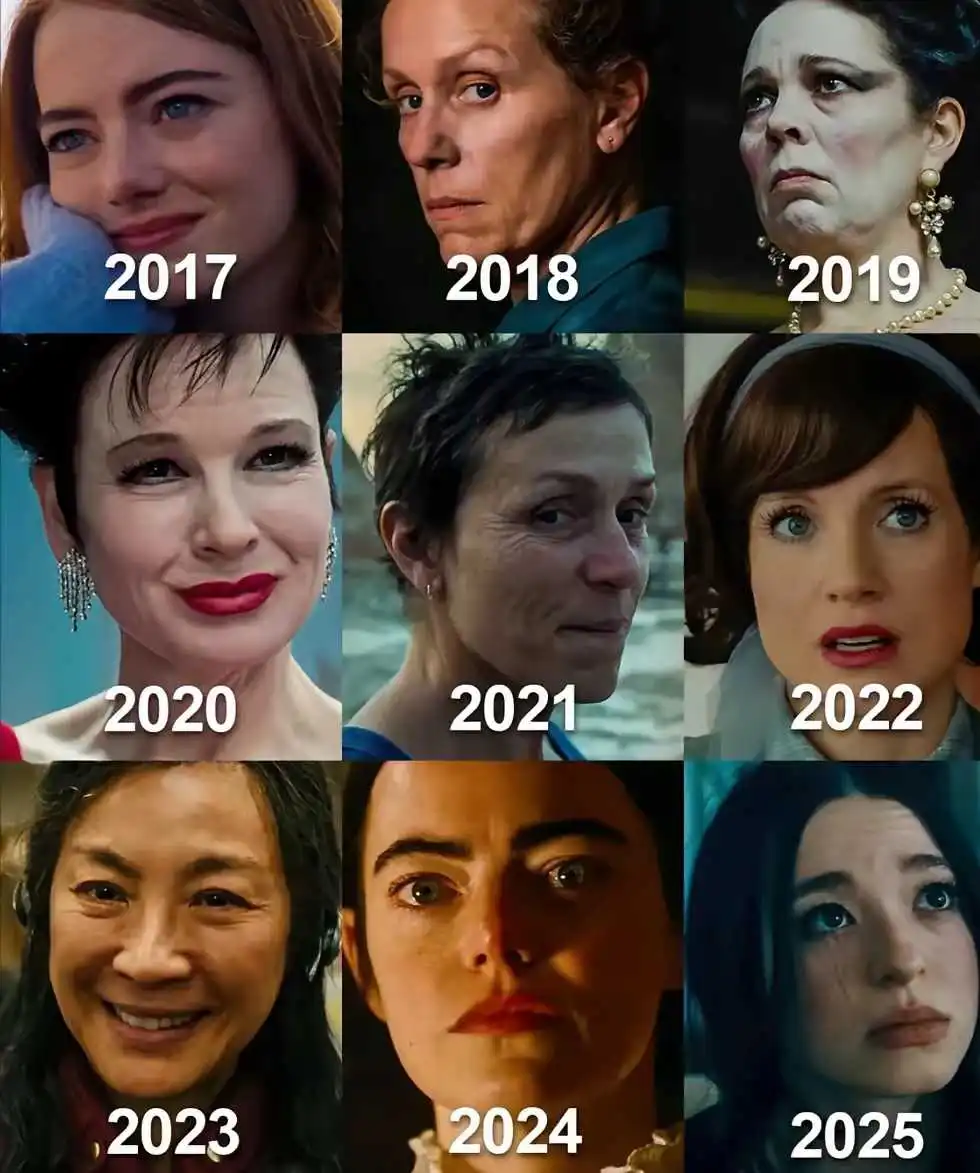 过去9年的奥斯卡最佳女主角，你们对哪位印象最深？