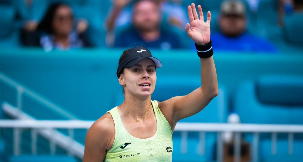 #WTA# 华盛顿站首轮，8号种子里内特在首盘克服1-4落后，最终以7-5 6-