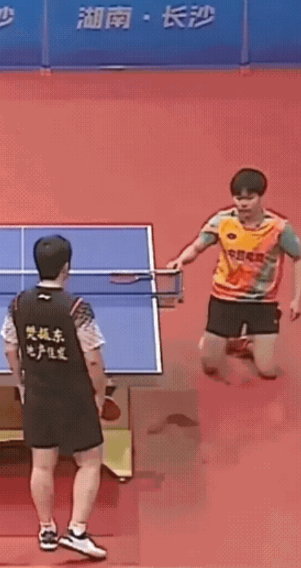 樊振东越来越神了，这是不战而屈人之兵吗？！松岛辉空突然下跪，把樊振东整懵了！
