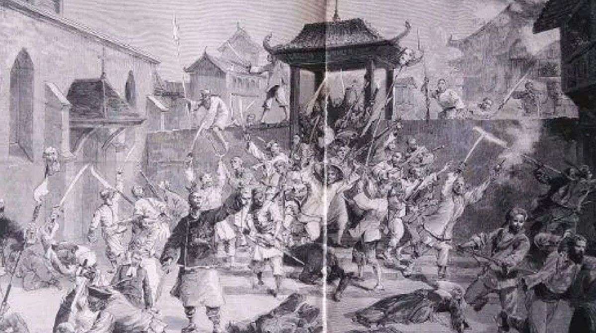 1900年，紫禁城街头响起一声枪响，次日大清国向11国同时宣战