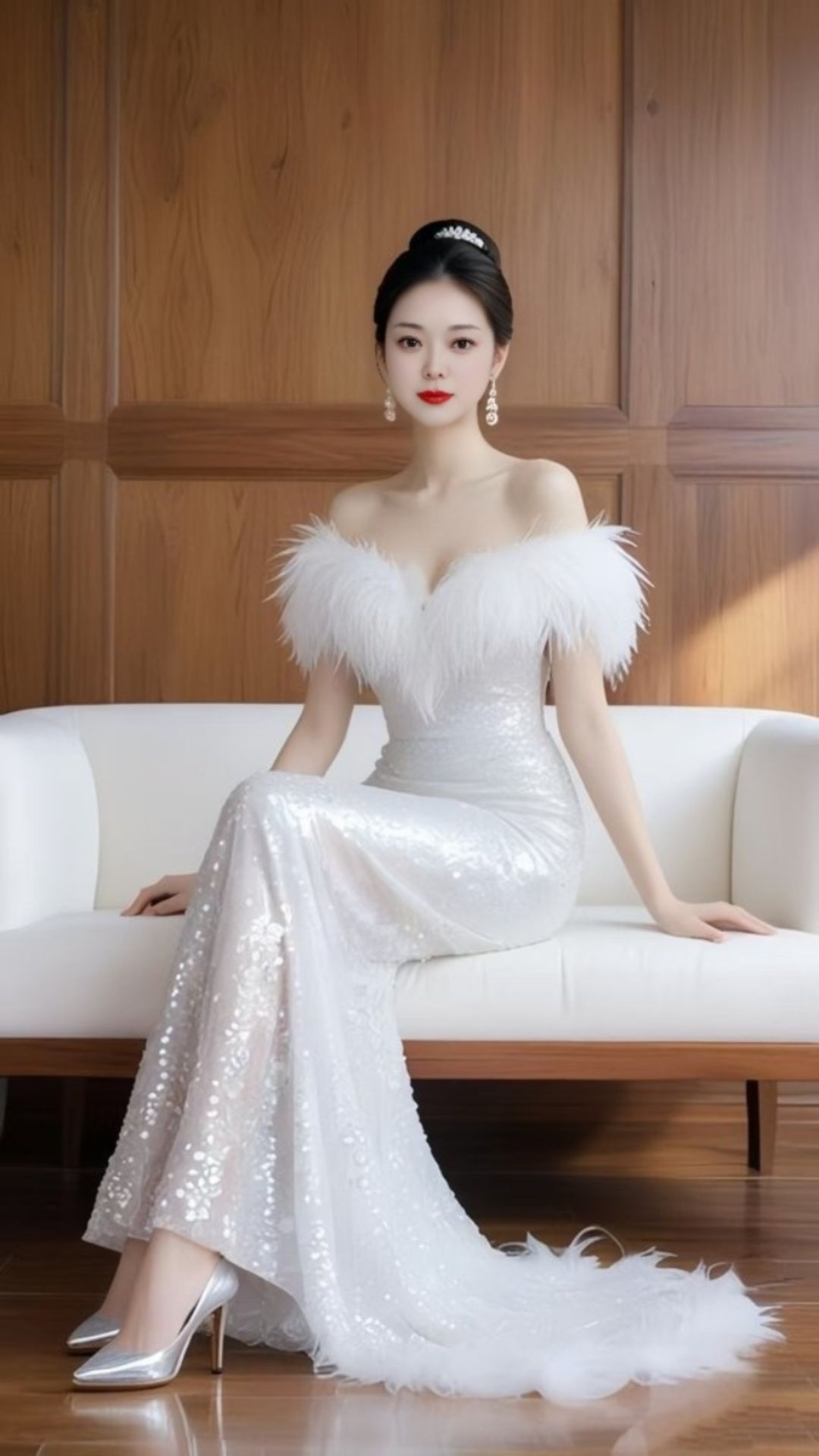  优雅秀气的女神骨子里透着美丽，气质中蕴含着优雅。