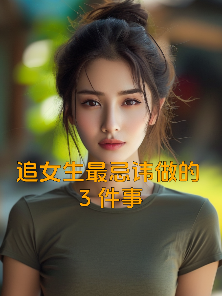 追女生最忌讳做的3件事