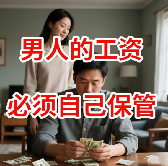 再次强调！男人的工资必须自己保管

不管是头婚还二三四五婚，男人请记住，自己的工