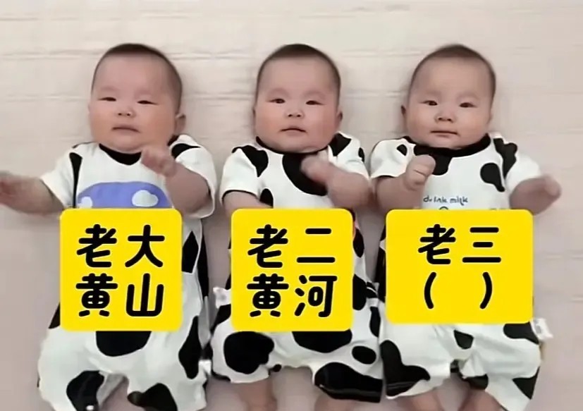 才子们…劳烦给老三取个名，谢谢！