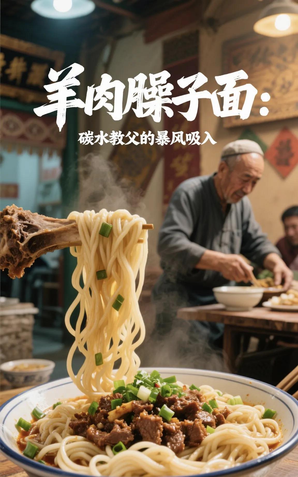 羊肉臊子面：银川街头的碳水核弹，一口唤醒西北魂
当川渝小面的麻辣还在舌尖跳跃，陕