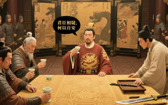 千古第一职场阳谋！赵匡胤一杯酒局，高层集体“被退休”，不杀一人夺尽兵权！