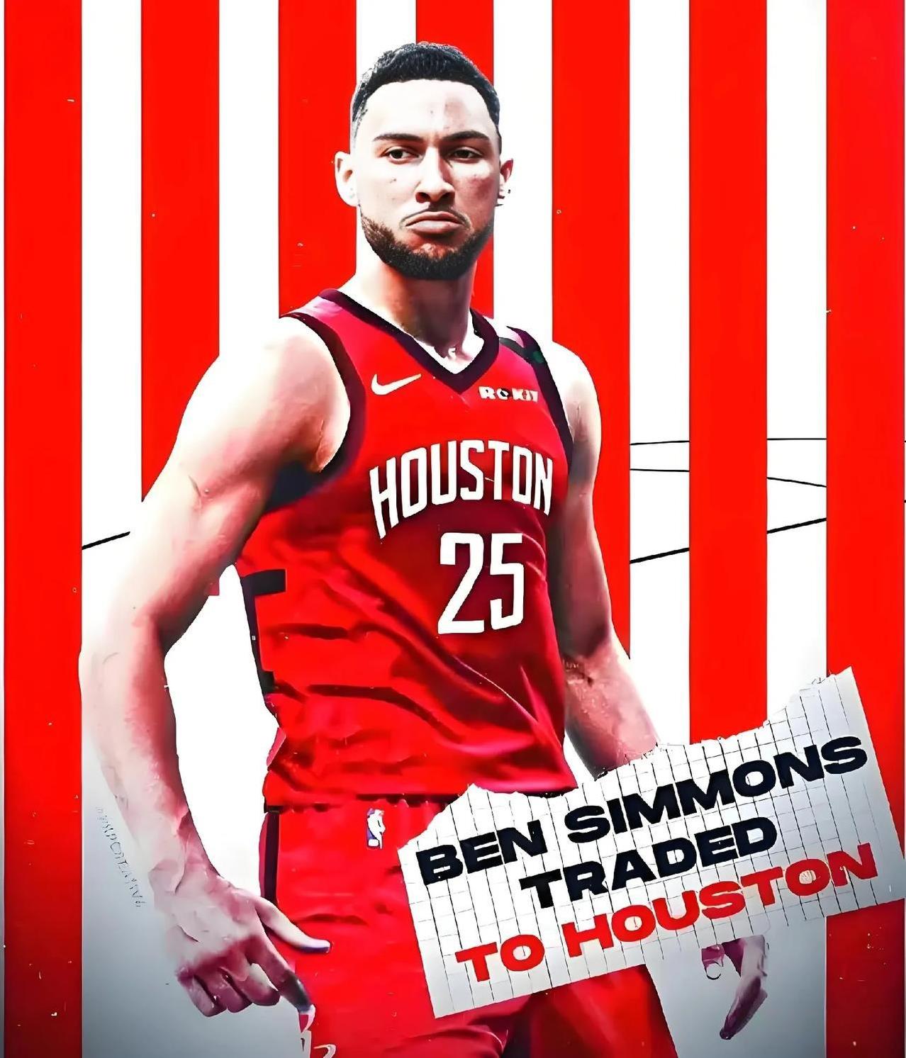 近日，本·西蒙斯向休斯顿火箭队正式提出加盟意向，期望能签下一份为期两年、价值30