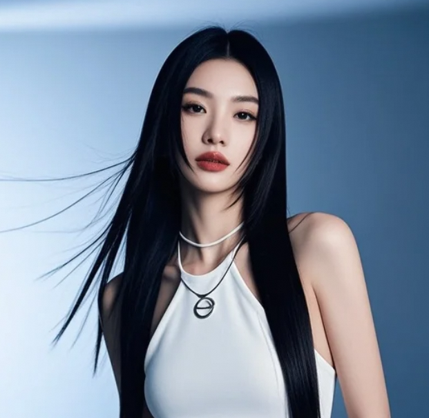 “原来真正的美人，连背景都不需要。