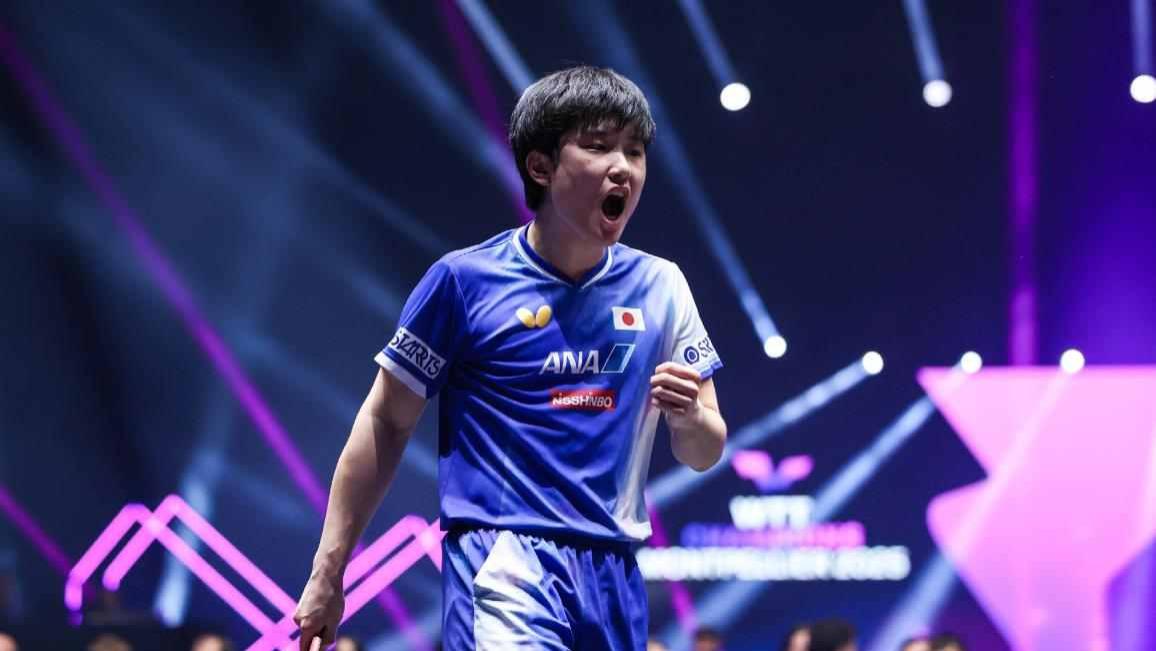 法国冠军赛！男单8强赛对阵出炉，莫雷加德剃光头，张本智和苦战