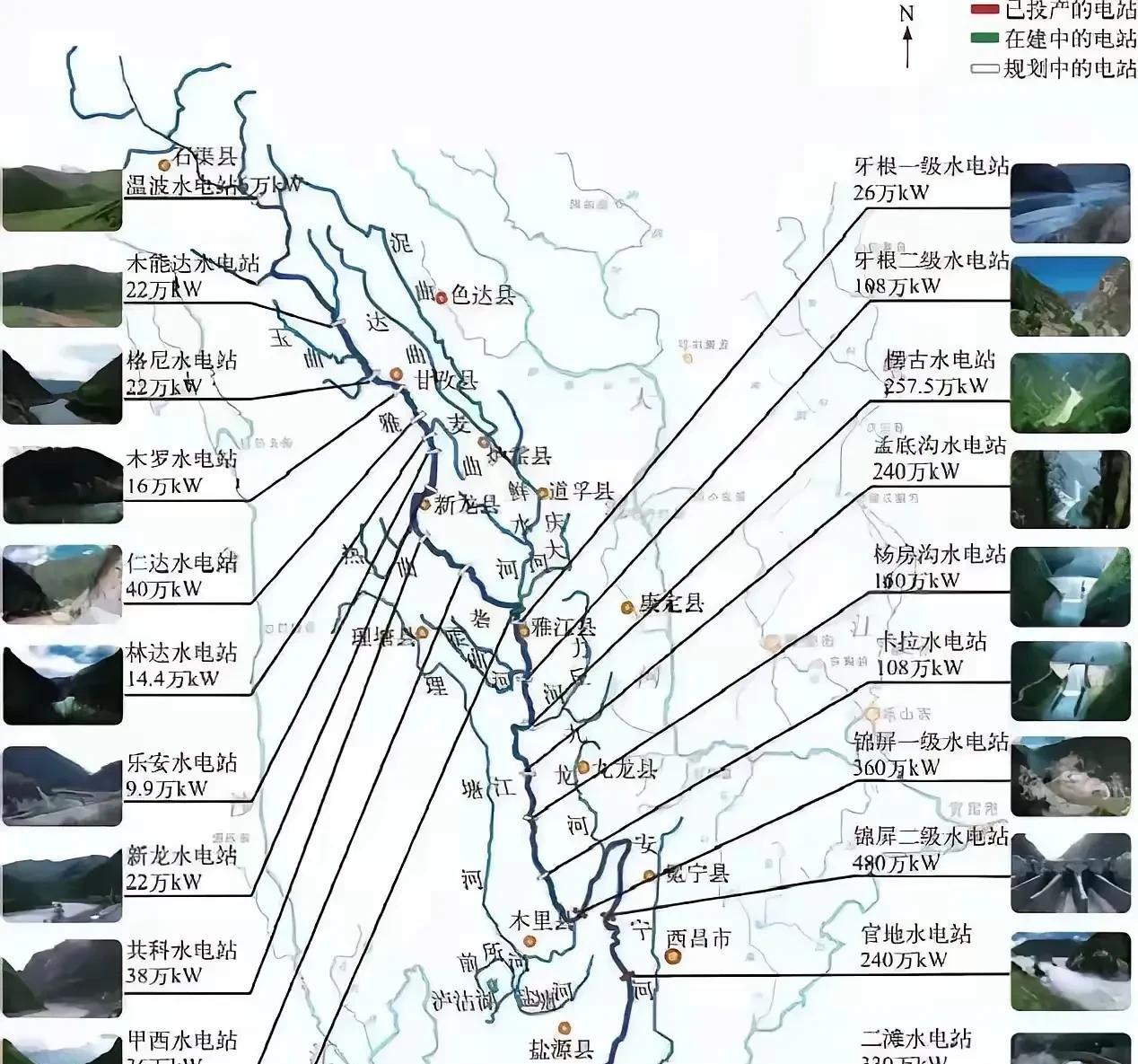 以雅砻江为模板，藏鲁雅布江就是一座金矿。
雅砻江（图一），长江支流金沙江的支流，