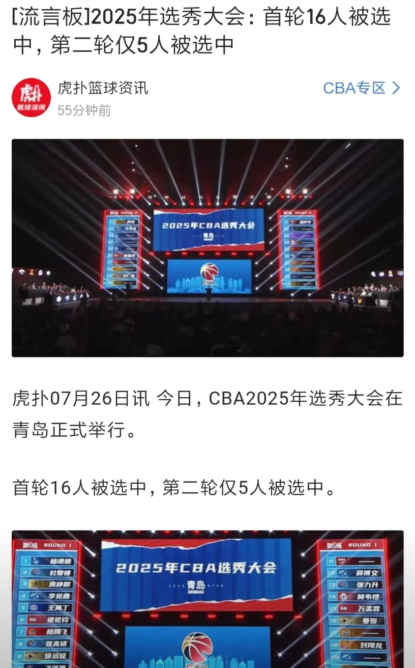 恕我直言，CBA选秀大会就是一个笑话！64人参选，两轮40个签位，只选中21名球