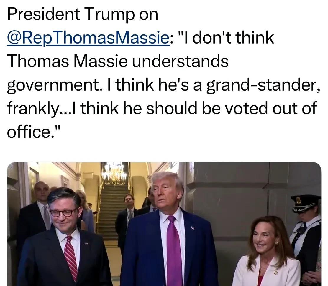 Trump今天到国会，施压共和党议员尽快通过“又大又美”的关税法案
Trump攻