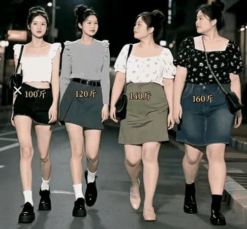 四位美女，环肥燕瘦，各有千秋！请问你的理想型是哪位？#秋日生活打卡季#