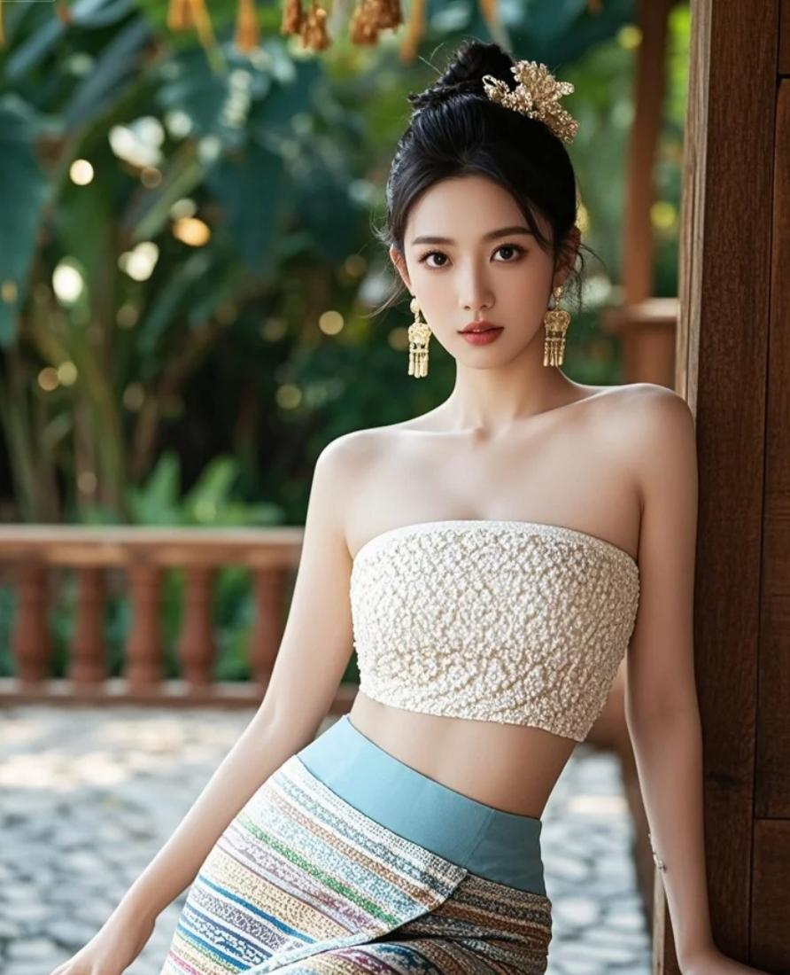 “她像不像从画里走出的美人？”