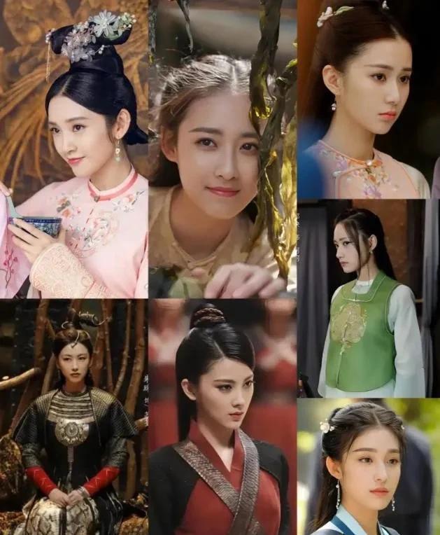 这7位美女堪称历任《鹿鼎记》中的“最美老婆们”，各个颜值出众，都长着一副在其他剧
