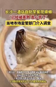 “让人作呕！”湖南长沙，一女子和家人在酒店使用自助餐时，在一个蒸笼里发现了被蒸熟